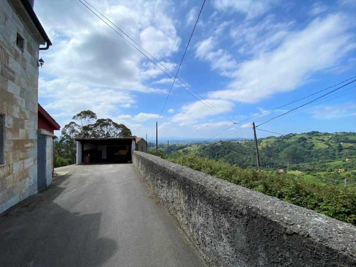 Casa Noval Zona Rural En El Centro De Asturias Apartman Bimenes Kültér fotó